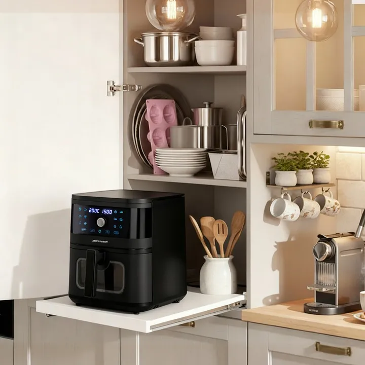 Air Fryer forrólevegős sütő, Berdsen BD-661, 8 l – 9. kép Air Fryer forrólevegős sütő, Berdsen BD-661, 8 l – 9. kép