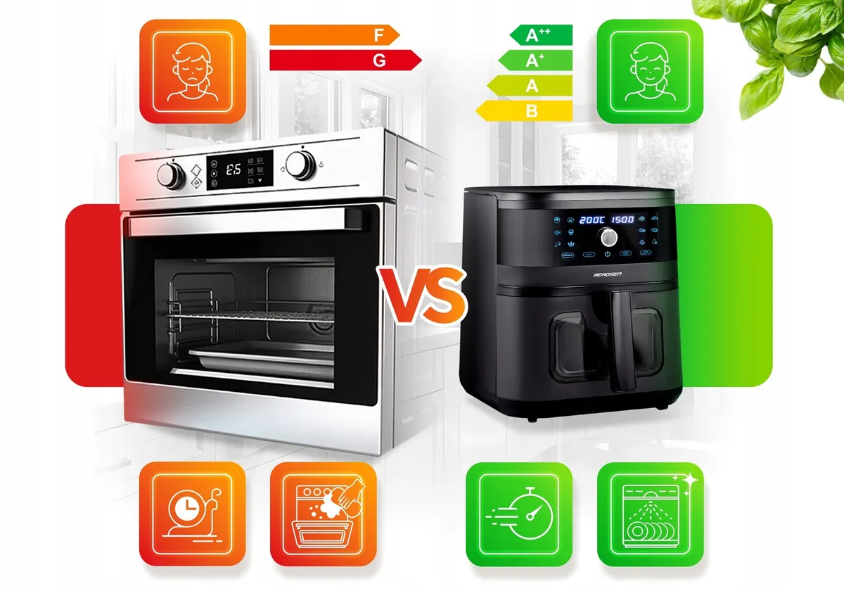 Air Fryer forrólevegős sütő, Berdsen BD-661, 8 l – 7. kép Air Fryer forrólevegős sütő, Berdsen BD-661, 8 l – 7. kép