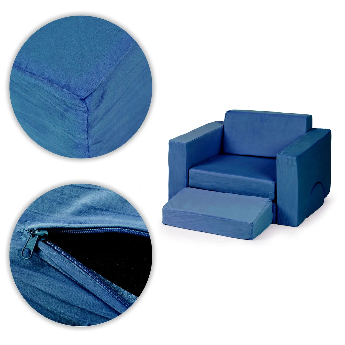 Gyerek moduláris fotel, ECOTOYS TMSRT-13-NB, kék – 5. kép Gyerek moduláris fotel, ECOTOYS TMSRT-13-NB, kék – 5. kép