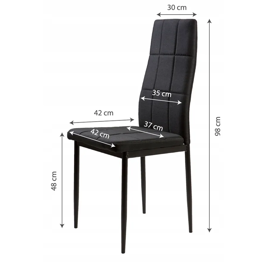 Étkezőszék, ModernHome DC860-4, 4 db – 5. kép