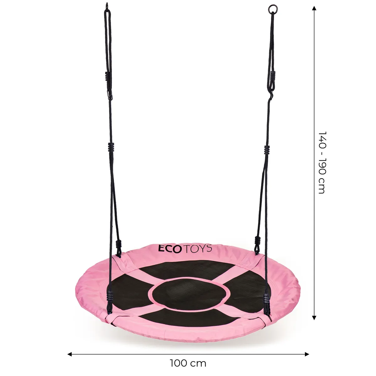 Fészekhinta, ECOTOYS BOC100, rózsaszín – 4. kép Fészekhinta, ECOTOYS BOC100, rózsaszín – 4. kép