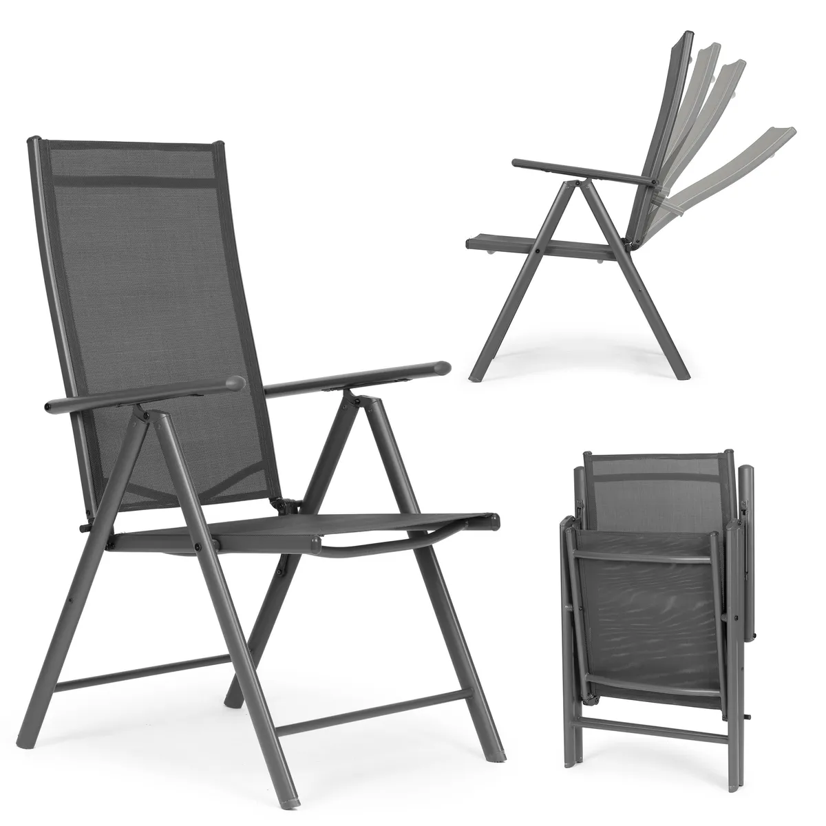 Kerti szék, MultiGarden WR1652-2, szürke – 1. kép