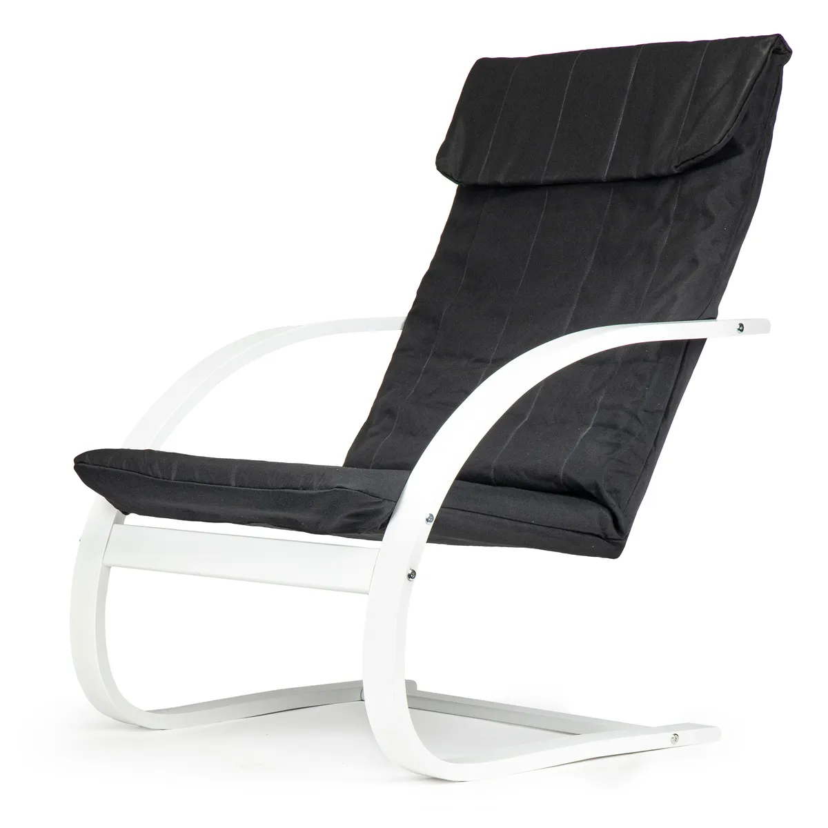 Hintaszék, ModernHome TXWQM-31, fekete/fehér – 1. kép Hintaszék, ModernHome TXWQM-31, fekete/fehér – 1. kép