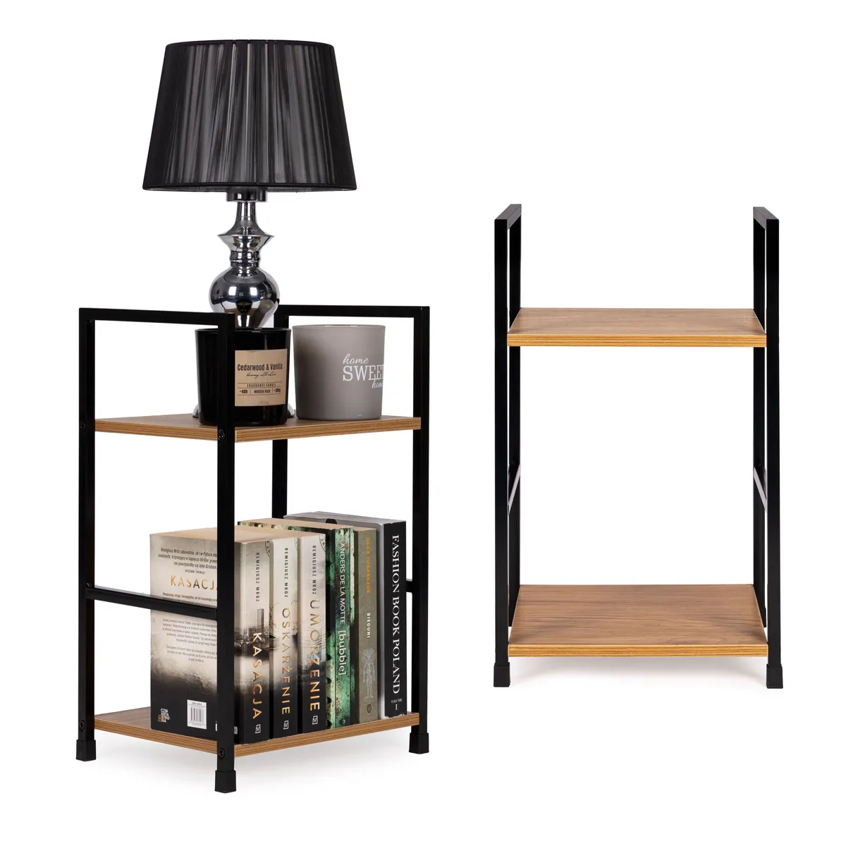 Könyvespolc, ModernHome CWJ302448, 48,5 x 29 x 23,5 cm – 1. kép