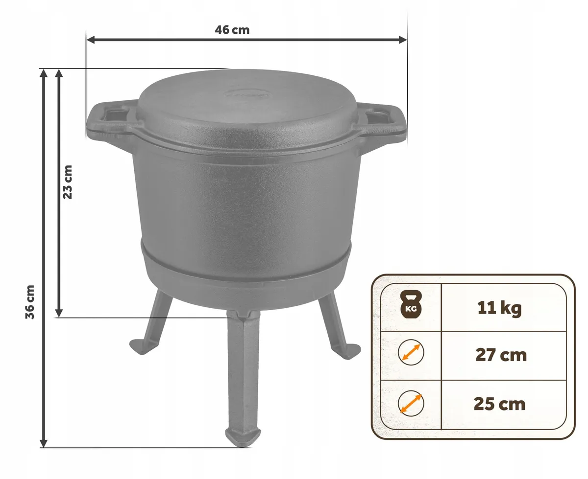 Bogrács szett, Berdsen BD-480, fekete – 6. kép Bogrács szett, Berdsen BD-480, fekete – 6. kép