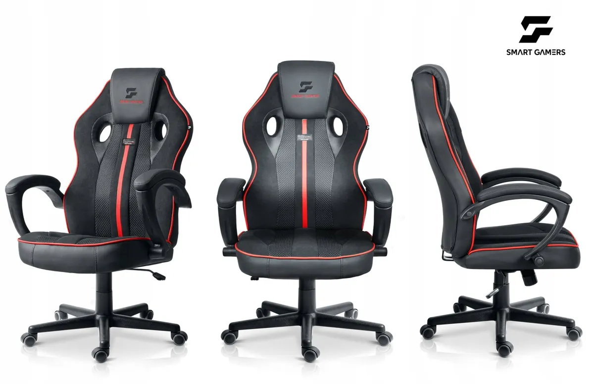 Gamer szék, Sofotel Master, fekete/piros – 12. kép Gamer szék, Sofotel Master, fekete/piros – 12. kép