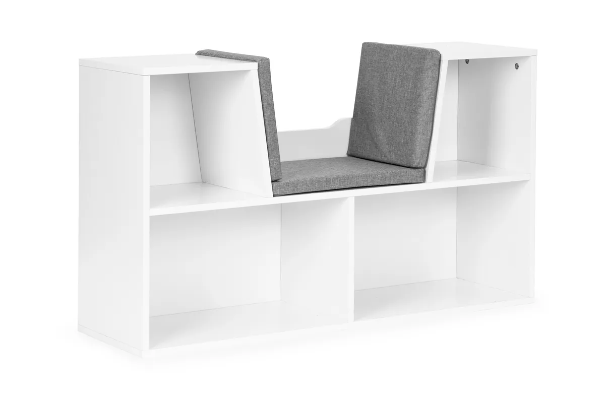 Gyerek könyvespolc, ECOTOYS ZKB-5W, fehér – 3. kép