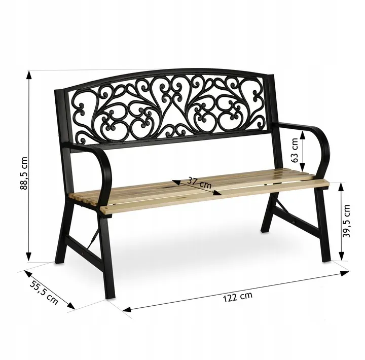 Kerti pad, Sofotel Ivy, 122 x 88,5 x 55,5 cm – 7. kép