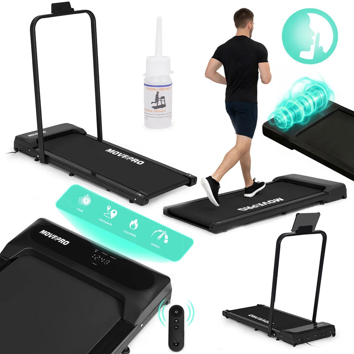 Futópad, MOVEPRO GB-F3820-F, 100 x 38 cm felület – 1. kép