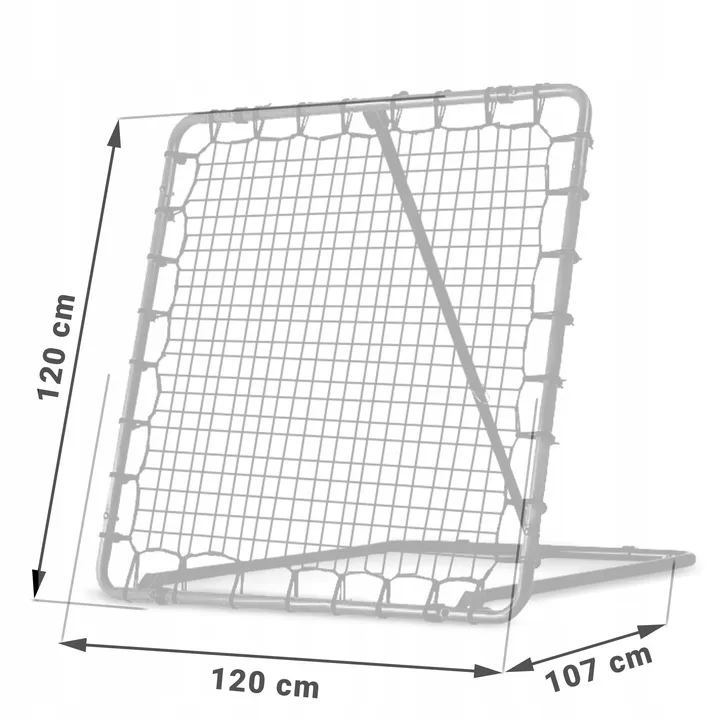 Visszapattanó futball edzőkapu, Neo-Sport, 120 x 120 cm – 7. kép Visszapattanó futball edzőkapu, Neo-Sport, 120 x 120 cm – 7. kép