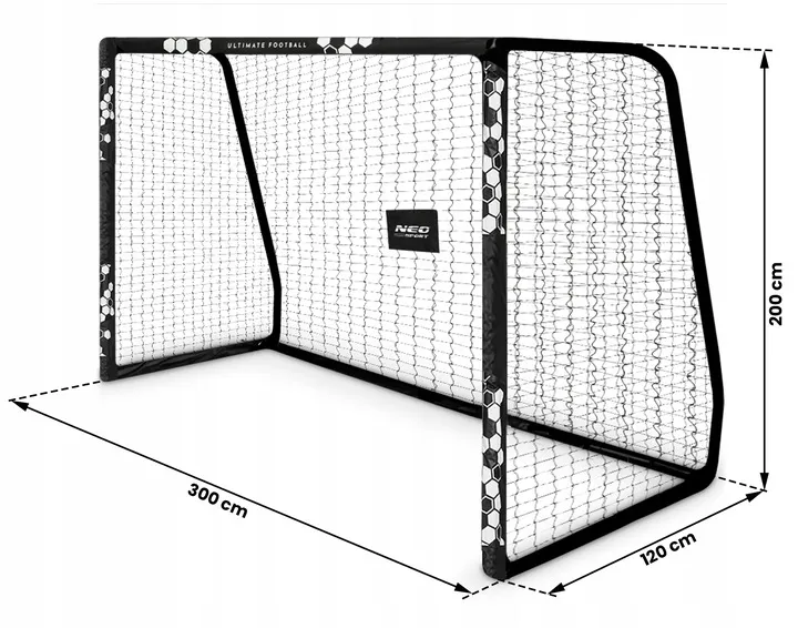 Futballkapu, Neo-Sport NS-472, 300 x 200 x 120 cm – 7. kép Futballkapu, Neo-Sport NS-472, 300 x 200 x 120 cm – 7. kép