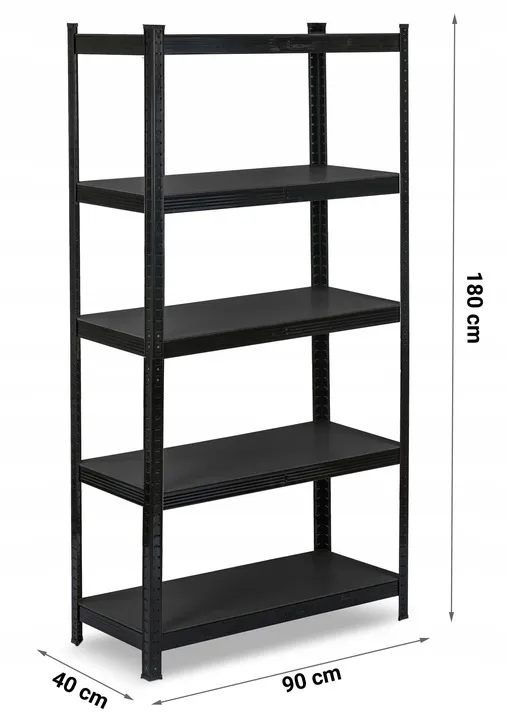 Műhelypolc, Humberg HR-851, fekete – 9. kép