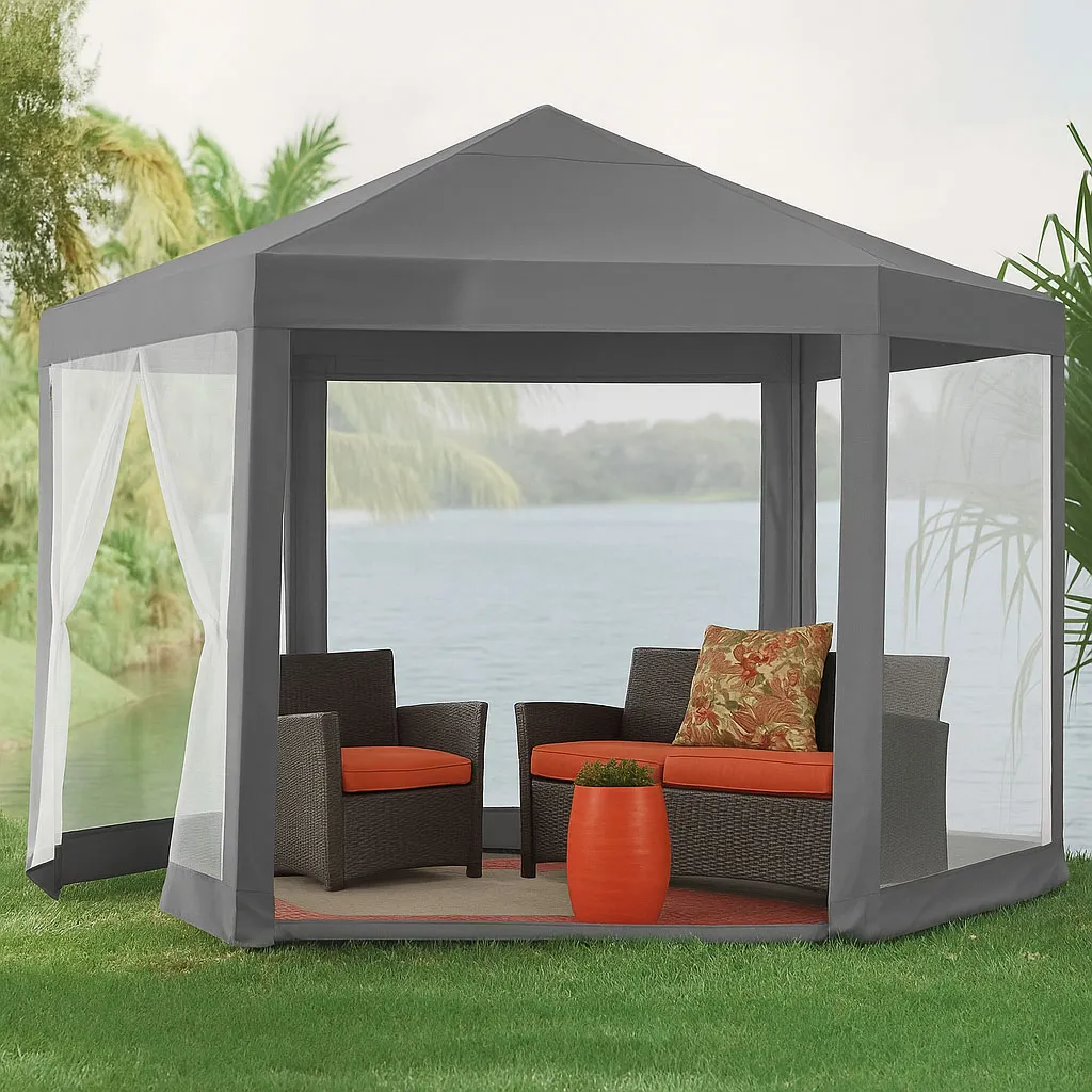 Kerti pavilon, MultiGarden PAW 2X2X2 N-GY, szürke – 2. kép Kerti pavilon, MultiGarden PAW 2X2X2 N-GY, szürke – 2. kép