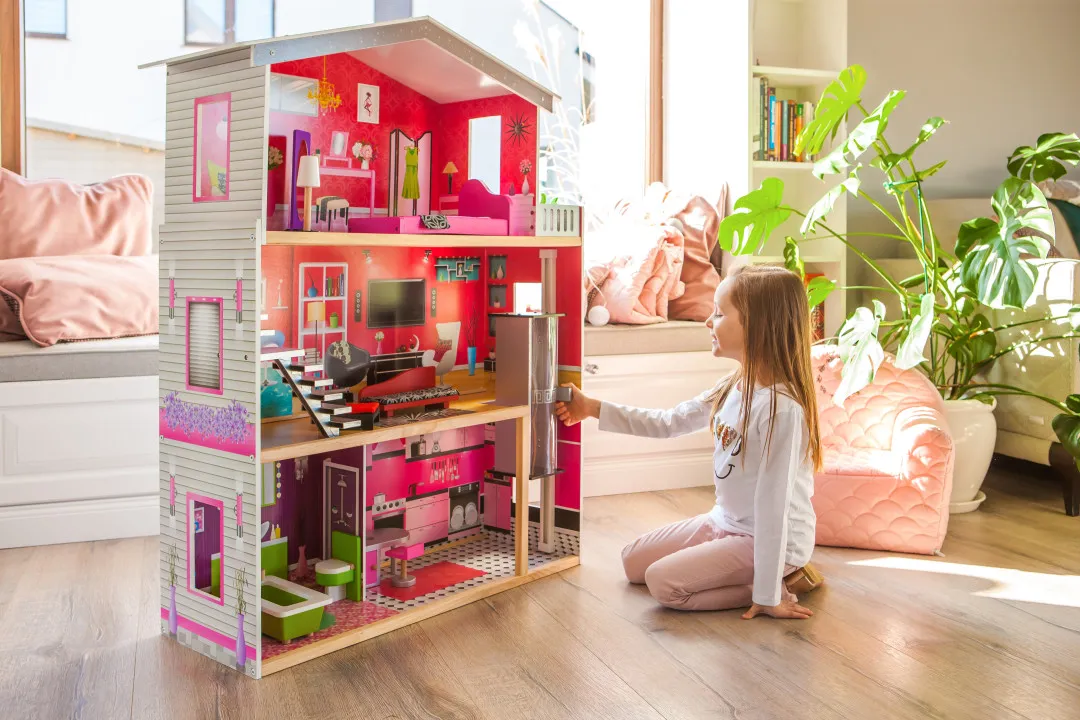 Fa babaház, ECOTOYS 4118, Malibu rezidencia – 2. kép Fa babaház, ECOTOYS 4118, Malibu rezidencia – 2. kép