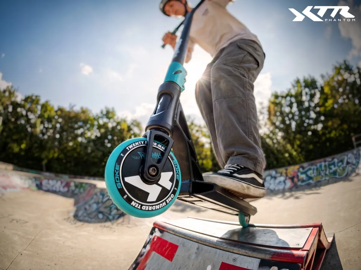 Trükkroller, SOKE XTR, türkiz/fekete – 4. kép Trükkroller, SOKE XTR, türkiz/fekete – 4. kép