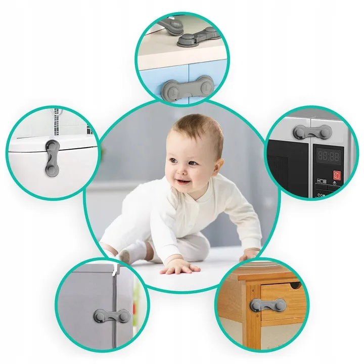 Gyerekzár, Ricokids 798301, szürke – 3. kép Gyerekzár, Ricokids 798301, szürke – 3. kép