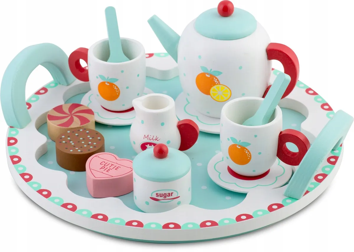 Fa teáskészlet, Ricokids RK-869, fa – 6. kép Fa teáskészlet, Ricokids RK-869, fa – 6. kép