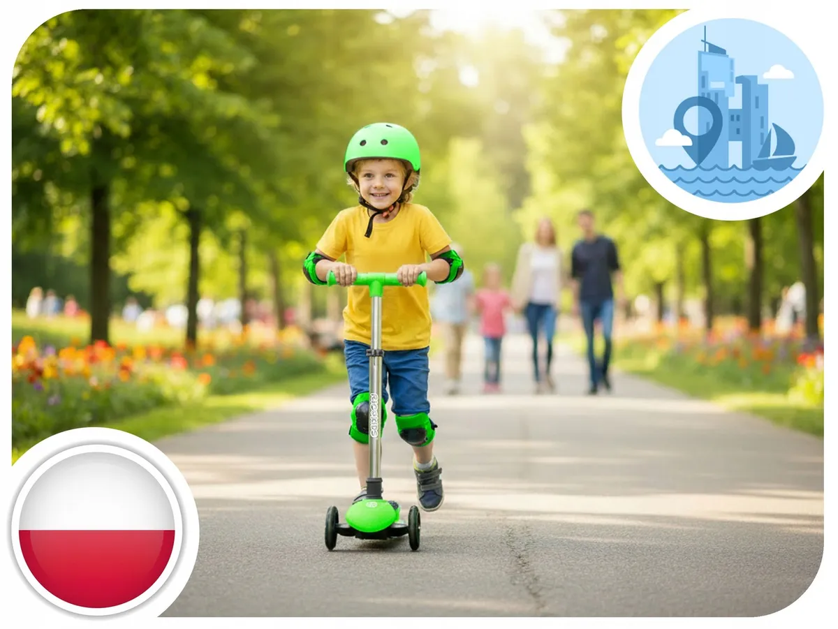 Háromkerekű roller, Ricokids Jelly, zöld – 4. kép Háromkerekű roller, Ricokids Jelly, zöld – 4. kép