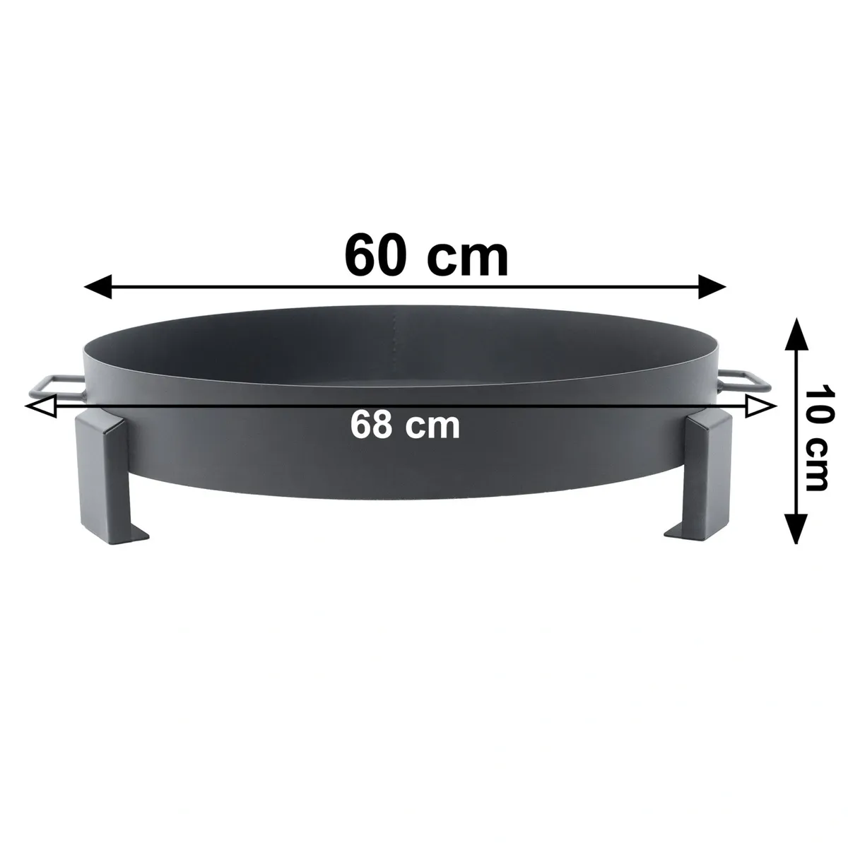 Kerti tűzrakó, Bauerkraft X-261, átmérő: 60 cm – 6. kép