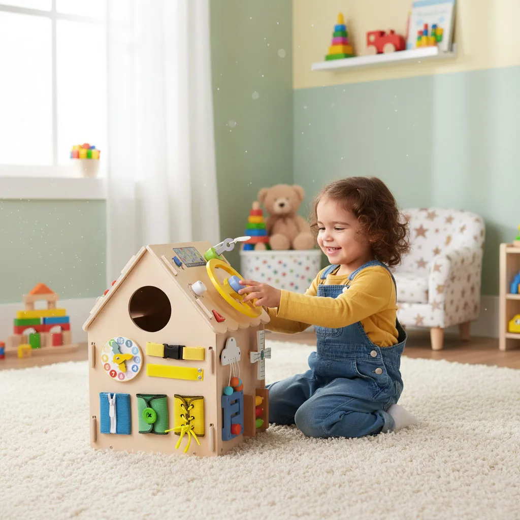 Fa babaház, ECOTOYS 2560, XXL – 2. kép Fa babaház, ECOTOYS 2560, XXL – 2. kép