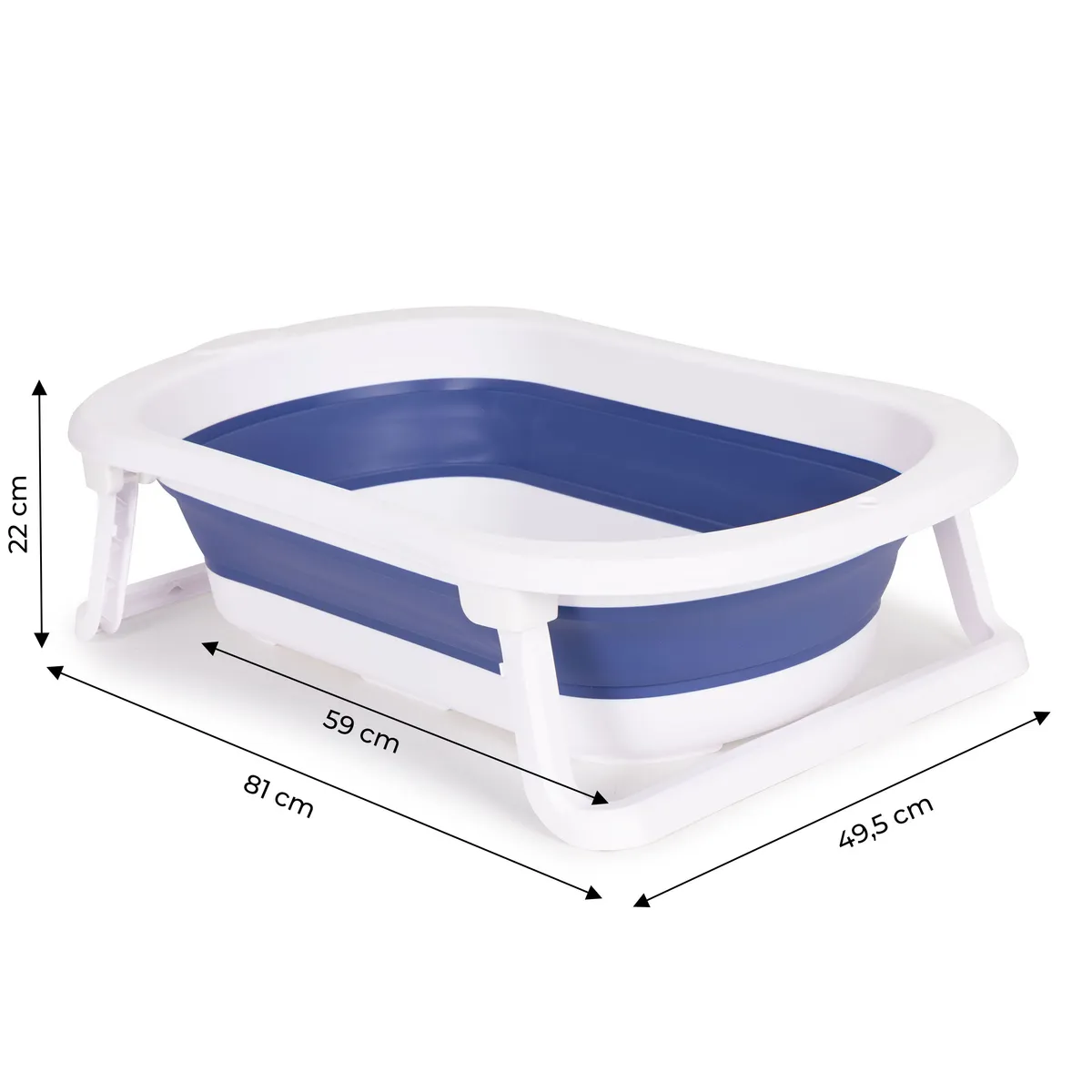 Utazó gyerekkád, ECOTOYS HA-B27, kék – 6. kép