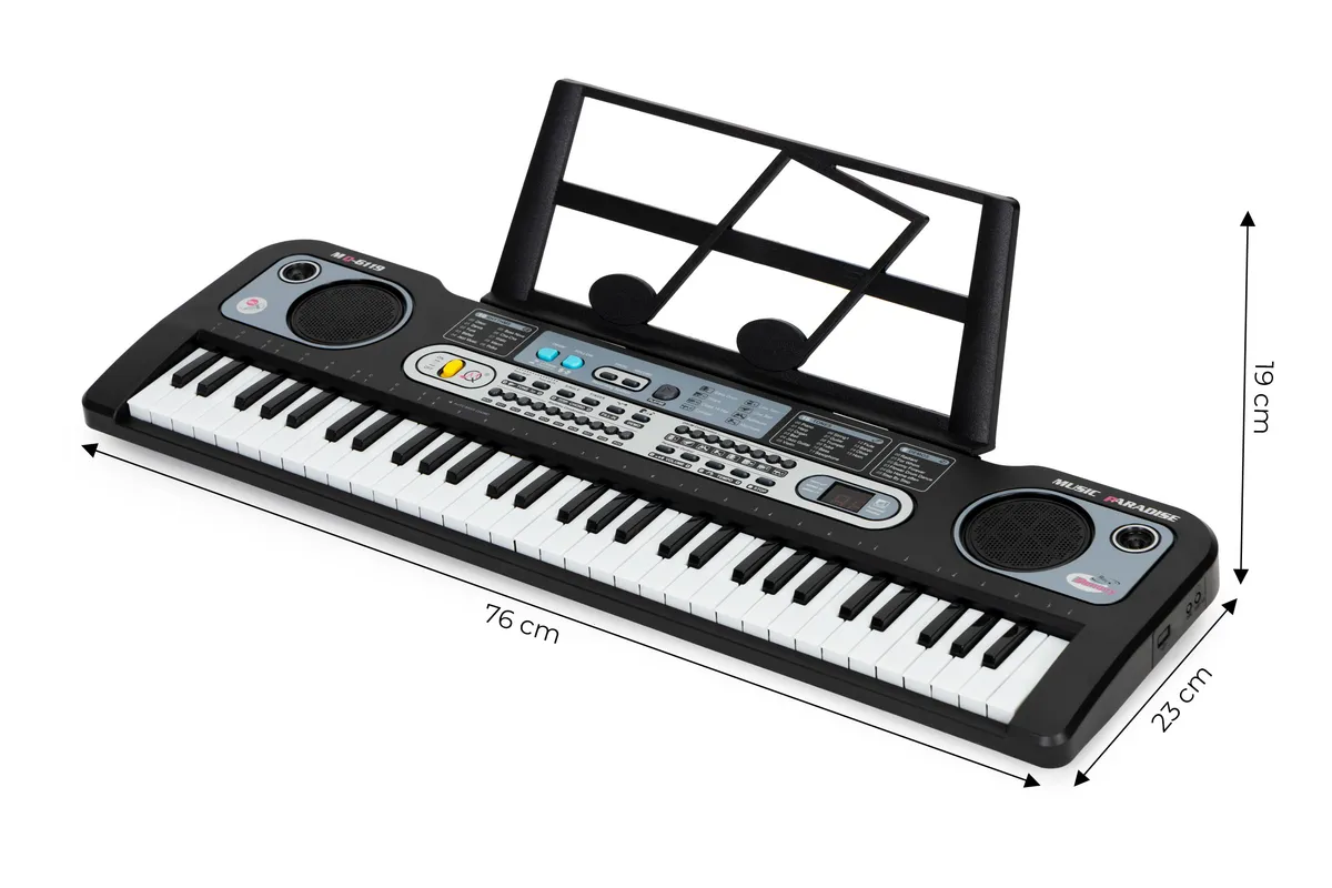 Gyerek szintetizátor, MUSIC PARADISE MQ-6119, 76 x 23 x 19 cm – 5. kép Gyerek szintetizátor, MUSIC PARADISE MQ-6119, 76 x 23 x 19 cm – 5. kép