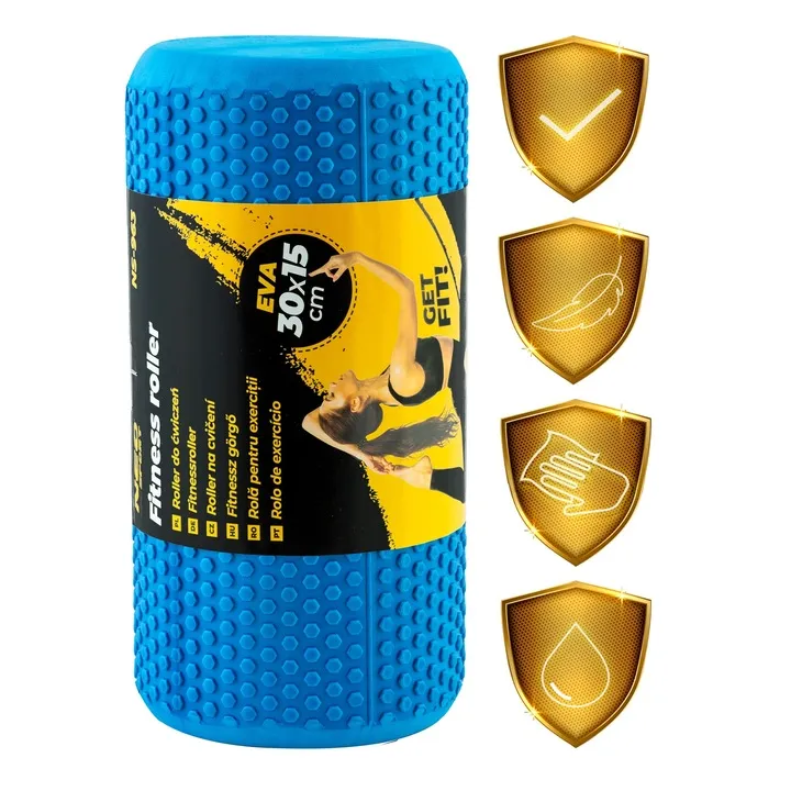 Masszázshenger, Neo-Sport NS-963, kék – 4. kép Kompakt méretű masszázshenger