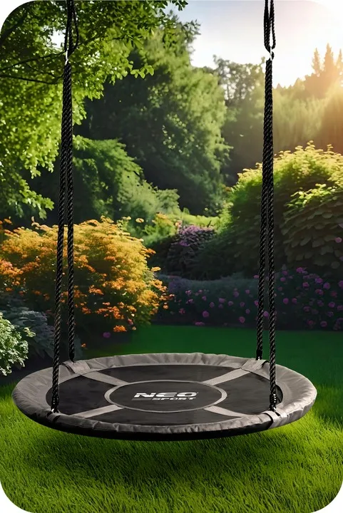 Fészekhinta, Neo-Sport Swingo, fekete/szürke – 2. kép Fészekhinta, Neo-Sport Swingo, fekete/szürke – 2. kép
