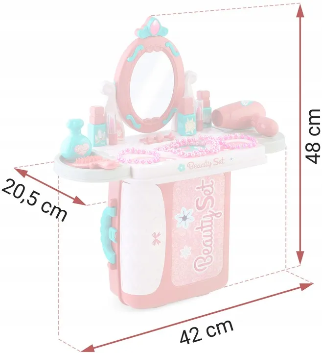 Gyermek fésülködőasztal, Ricokids, 42 x 48 x 20,5 cm – 4. kép Gyermek fésülködőasztal, Ricokids, 42 x 48 x 20,5 cm – 4. kép