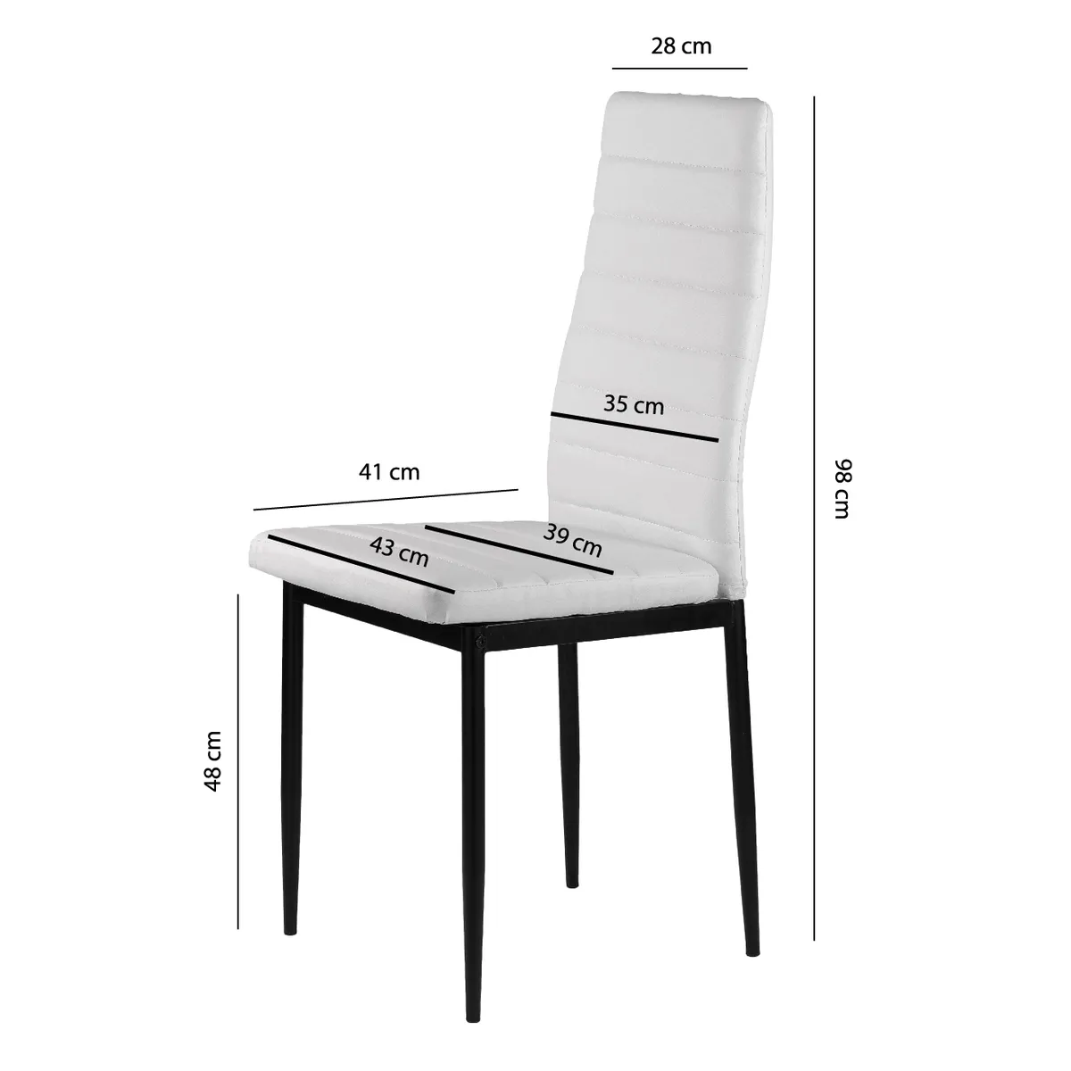 Étkezőszék, ModernHome DC855-4, 4 db – 5. kép Étkezőszék, ModernHome DC855-4, 4 db – 5. kép