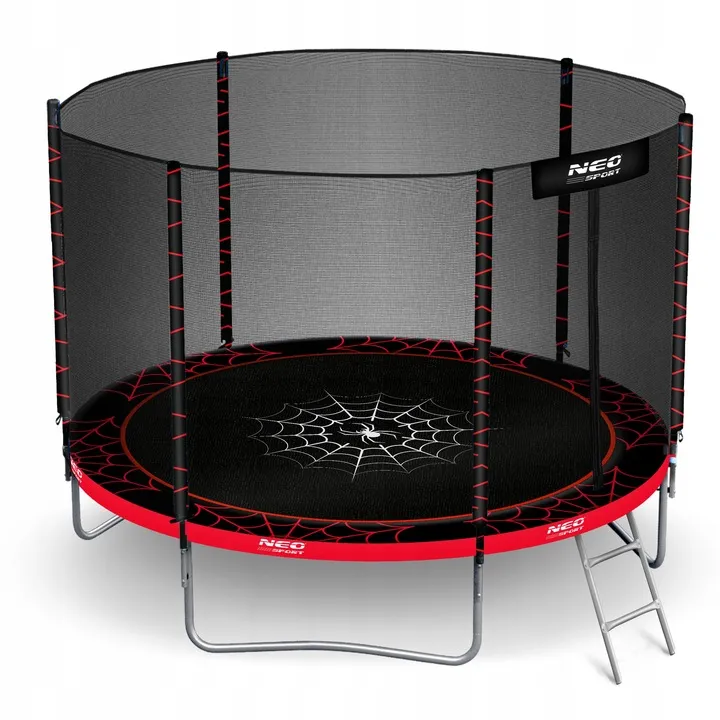 Kerti trambulin, Neo-Sport, fekete/piros – 1. kép Kerti trambulin, Neo-Sport, fekete/piros – 1. kép