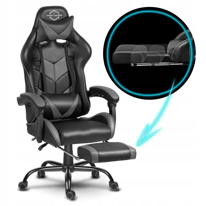 Gamer szék, Sofotel Cerber, fekete-szürke – 9. kép Gamer szék, Sofotel Cerber, fekete-szürke – 9. kép