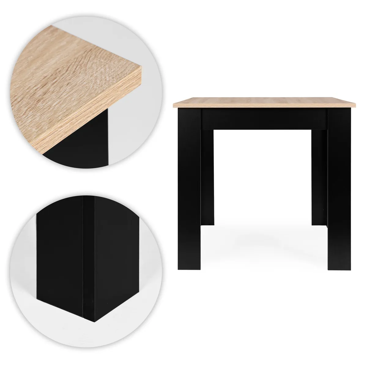 Étkezőasztal, ModernHome TH-KT-16-1, 120 x 80 cm – 3. kép Étkezőasztal, ModernHome TH-KT-16-1, 120 x 80 cm – 3. kép