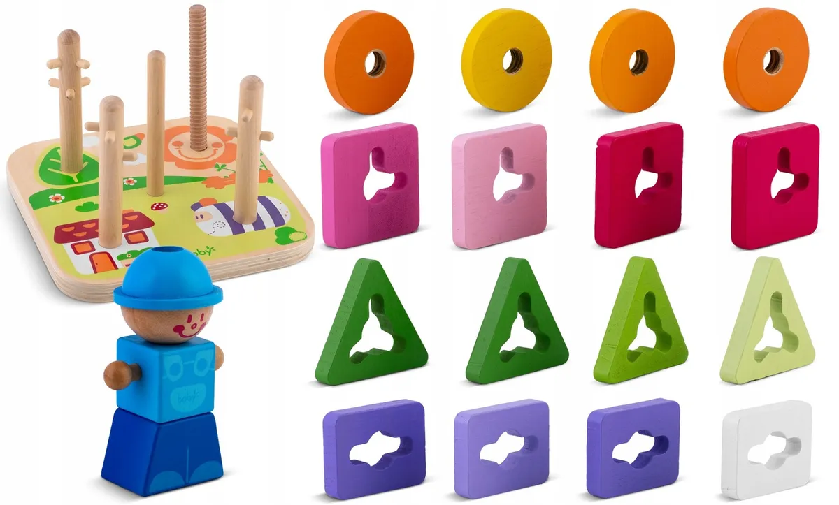 Fa formaválogató, Ricokids RK-866, 16 db – 7. kép