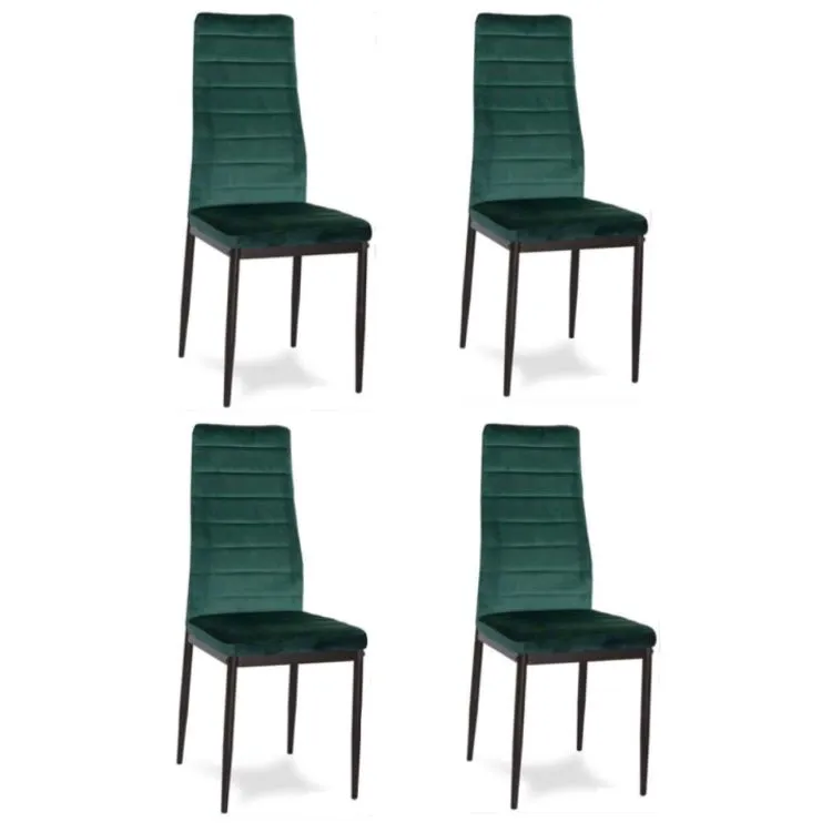 Étkezőszék, Mebelki24 VELVET4ZIELONY4, 4 db – 3. kép Étkezőszék, Mebelki24 VELVET4ZIELONY4, 4 db – 3. kép