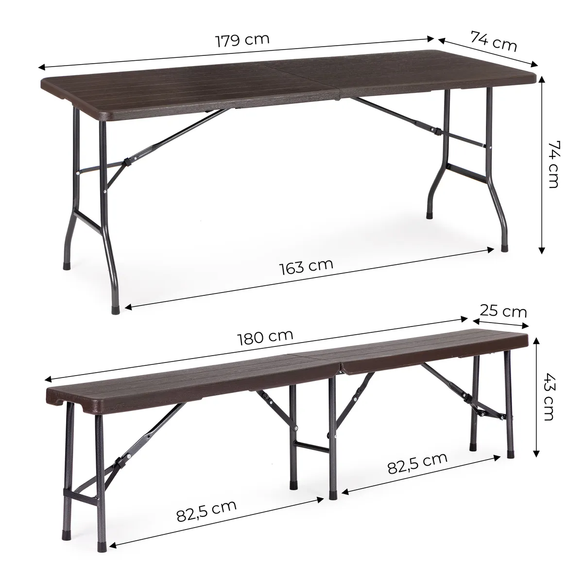 Sörpad szett, MultiGarden SZK-180B + 2 db SBK-18, barna – 8. kép Sörpad szett, MultiGarden SZK-180B + 2 db SBK-18, barna – 8. kép