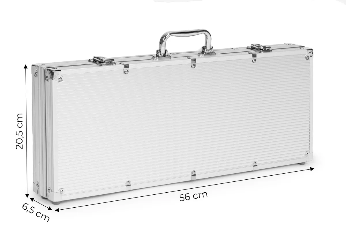 Póker és Blackjack készlet, Multistore D50011501SS, 500 db – 4. kép Póker és Blackjack készlet, Multistore D50011501SS, 500 db – 4. kép