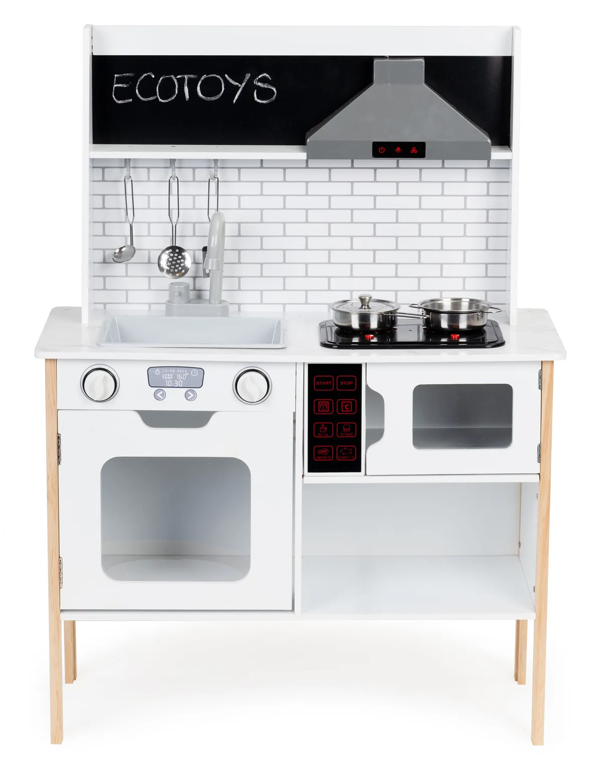 Játékkonyha, ECOTOYS PLK537, fa – 3. kép Játékkonyha, ECOTOYS PLK537, fa – 3. kép