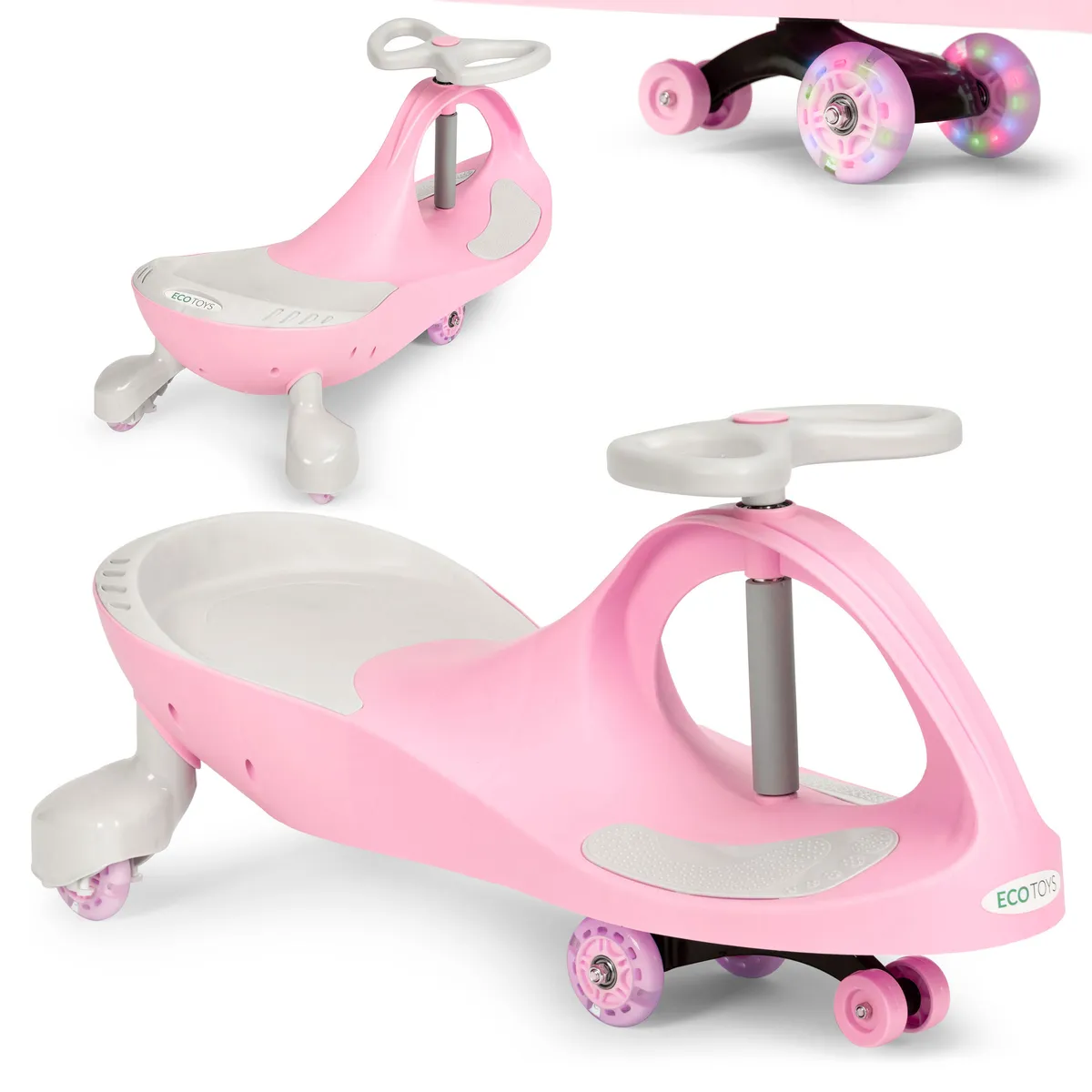 Wiggle autó, ECOTOYS YM-SW-1, rózsaszín – 1. kép Wiggle autó, ECOTOYS YM-SW-1, rózsaszín – 1. kép