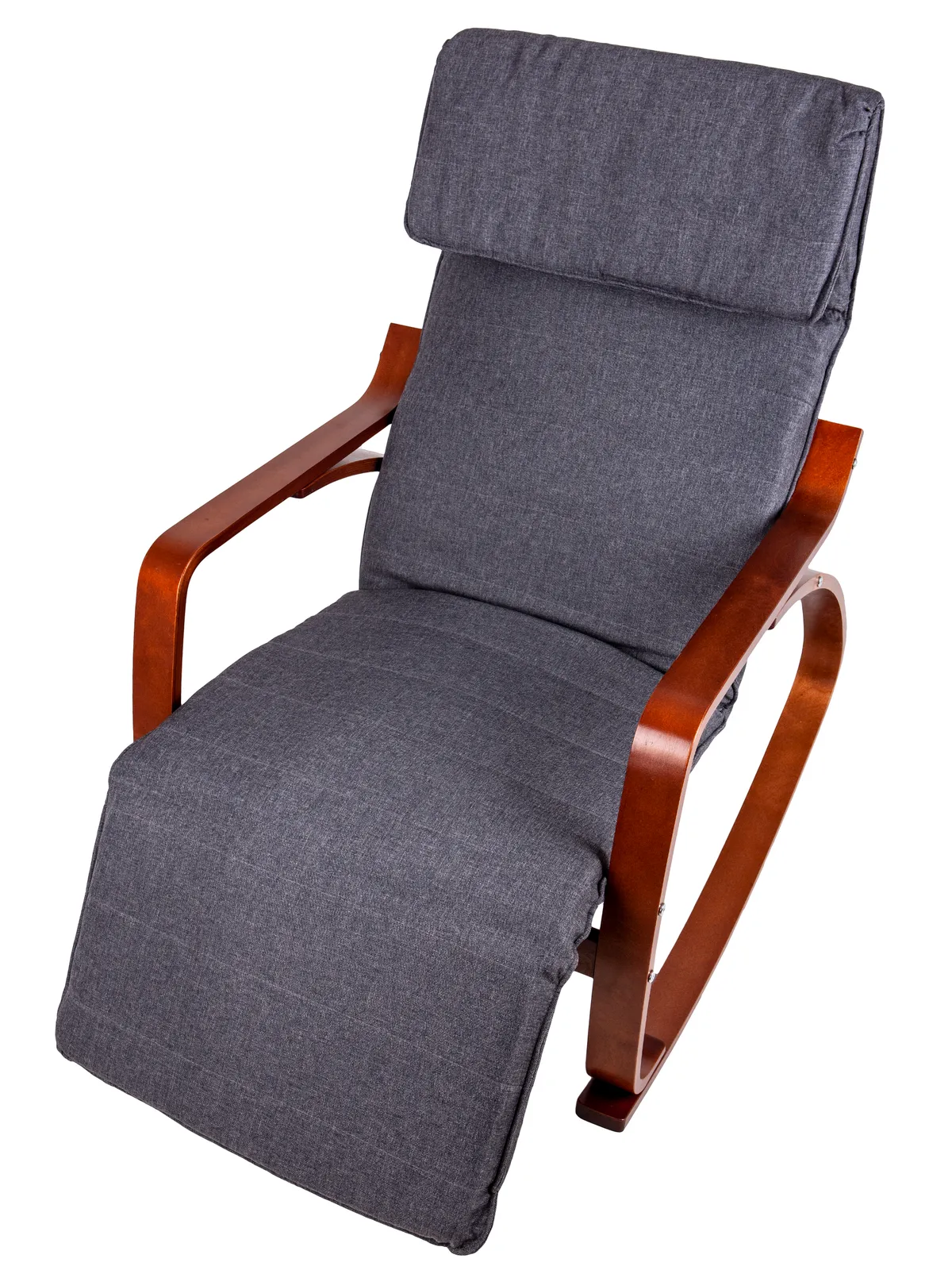 Hintaszék, ModernHome TXRC-02, szürke/barna – 2. kép