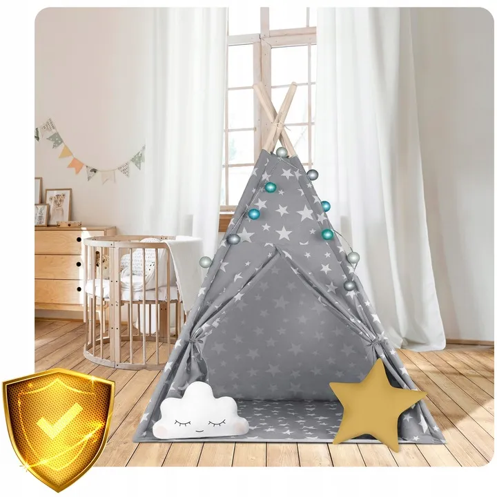 Gyereksátor, Nukido Tipi, fényfüzérrel – 3. kép