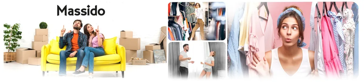 Cipőtároló, Massido, szürke – 1. kép Massido textil cipőszekrény