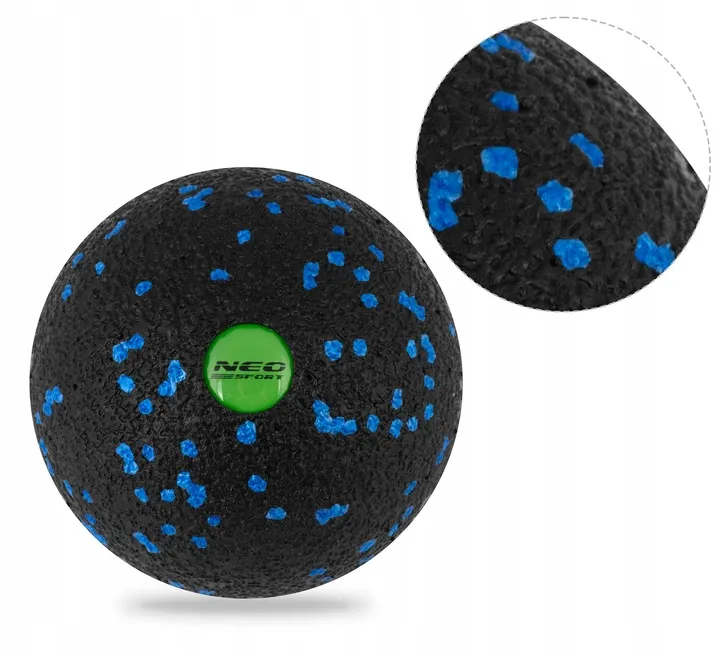 Masszázslabda, Neo-Sport NS-965, fekete/kék – 3. kép Masszázslabda, Neo-Sport NS-965, fekete/kék – 3. kép