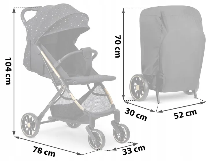Babakocsi, Nukido Paseo, fekete/arany – 15. kép Babakocsi, Nukido Paseo, fekete/arany – 15. kép