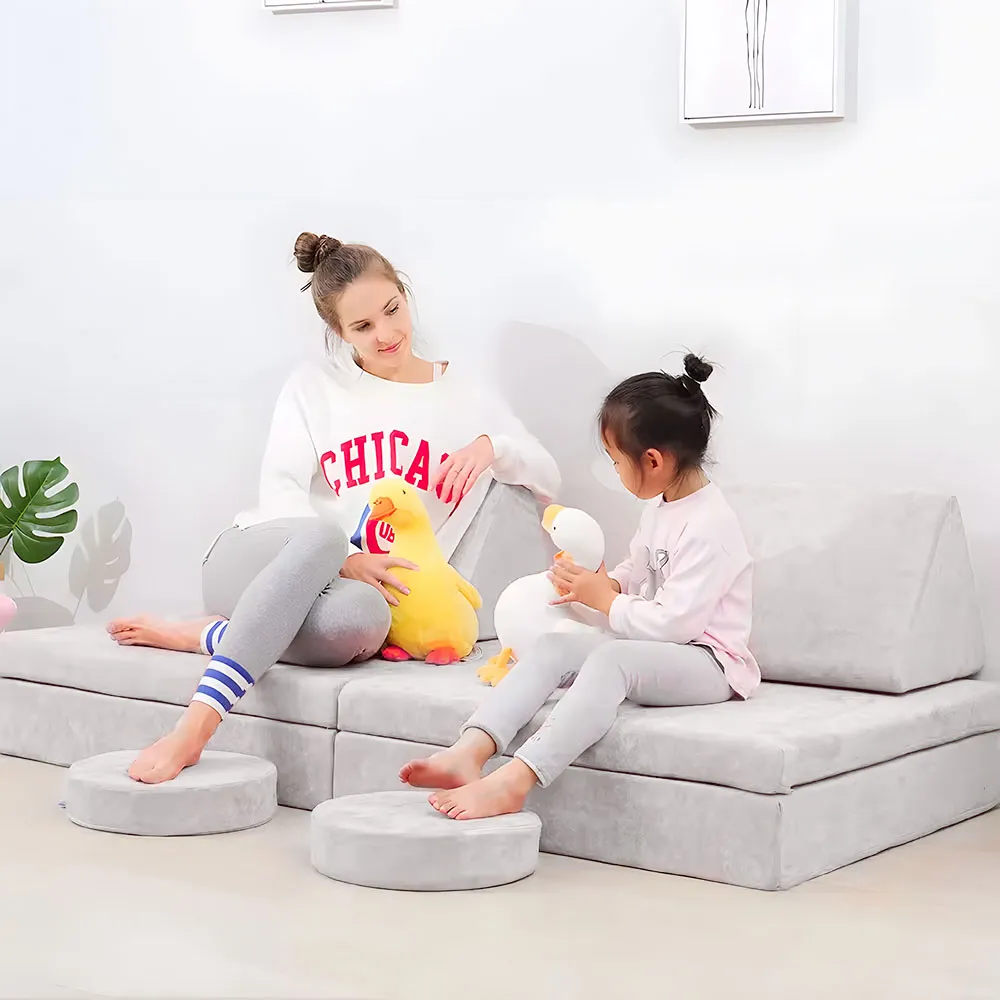Gyerek moduláris fotel, ECOTOYS TMSRT-13, szürke – 2. kép Gyerek moduláris fotel, ECOTOYS TMSRT-13, szürke – 2. kép