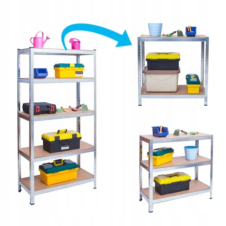 Műhelypolc, Humberg HR-810, ezüst – 5. kép Műhelypolc, Humberg HR-810, ezüst – 5. kép
