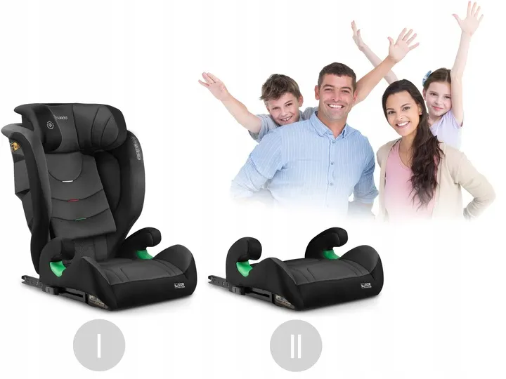 Autósülés, Nukido Louis Soft, sötétszürke – 5. kép
