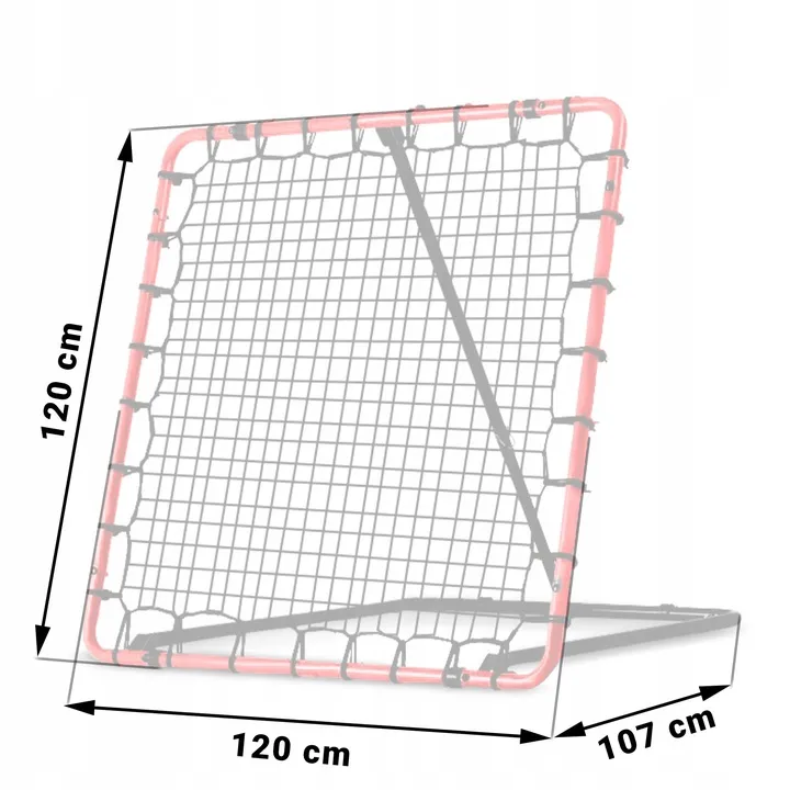 Visszapattanó futball edzőháló, Neo-Sport, 120 x 120 cm – 7. kép
