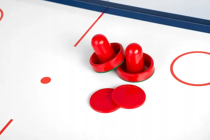 Léghoki ütő és korong szett, Neo-Sport Air Hockey, 2 db ütő 4,5 x 5 cm filc alátétekkel – 4. kép