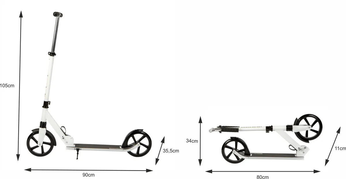 Klasszikus roller, Bauerkraft G-113, összecsukható – 5. kép Klasszikus roller, Bauerkraft G-113, összecsukható – 5. kép